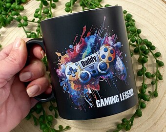 Personalised Gamer Gaming Game Controller Mug, Gamer Gifts, Christmas Gamer Gifts, Gift for Him, Gift for Her