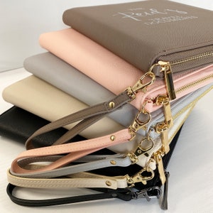 Cartera de viaje personalizada con portadocumentos, portapasaporte de lujo