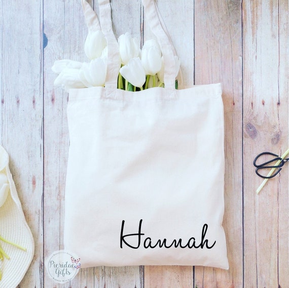 Personalised Tote Bag Birthday Gift Shopping Bag Hen Bag