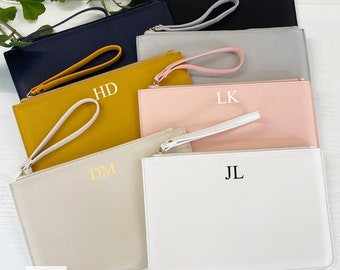 Luxury Personalised Bridesmaid Clutch Bag, Personalised Bridesmaid Gift, Maid Of Honour Gift, Bridal Party Gift, Bridesmaid Proposal