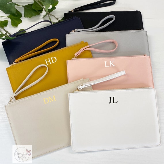 Luxury Personalised Bridesmaid Clutch Bag, Personalised Bridesmaid