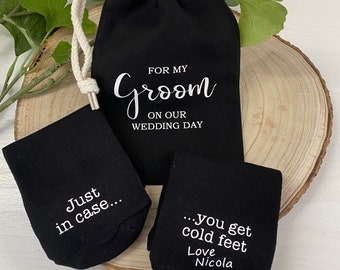 Personalised Groom Socks, Funny Wedding Gift Set