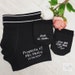 Groom Gift Set Personalised Boxers and Socks, Wedding Gift, Groom Gift, Anniversary Gift, in case you get cold feet 