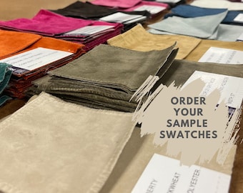 Fabric Sample Swatches - Upholstery Fabric - Pillow Fabric - Drapery Fabric - Velvet Fabric, Chenille Fabric, Vinyl Fabric, Woven Fabric
