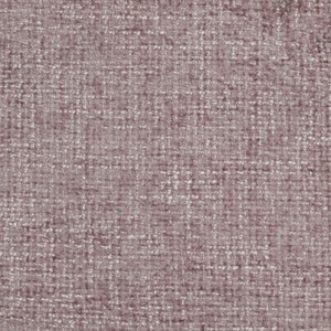 May include: Close-up of a woven fabric with a textured appearance. The fabric is primarily a muted mauve color, with subtle variations in tone and interspersed with lighter, almost white, threads. The weave creates a grid-like pattern.