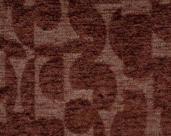 PABLO -  Geometric Chenille Jacquard Upholstery Fabric by The Yard, Top Fabric