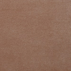 Könnte beinhalten: Eine einfarbige, mittelbraune Stoffoberfläche mit einer dichten, kurzflorigen Textur. Das Material weist eine durchgehend gleichmäßige Farbe auf, die sich durch ein weiches, mattes Erscheinungsbild und eine feine, körnige Optik auszeichnet.