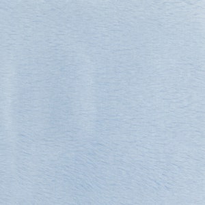 Könnte beinhalten: Ein hellblauer, flauschiger Stoff mit weicher, plüschiger Textur.
