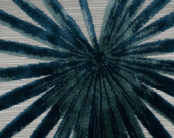 TAHITI -  Cut Velvet Dramatic Upholstery Fabric by The Yard, Top Fabric