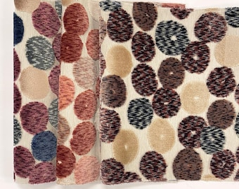 Sevilla - Cut Velvet Jacquard Geometric Pattern Home Decor Performance Upholstery Fabric by the Yard, Top Fabric