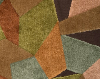 Petra - Patchwork Design Upholstery Fabric By The Yard