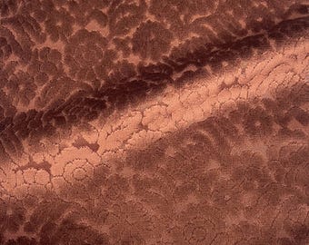 ELEANOR - Botanical Flair Cut Velvet Upholstery Fabric By The Yard