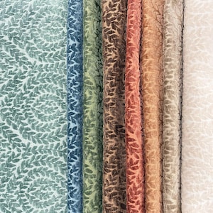 Dixie - Möbeltyg med botanisk design, chenillejacquard - Övertyg