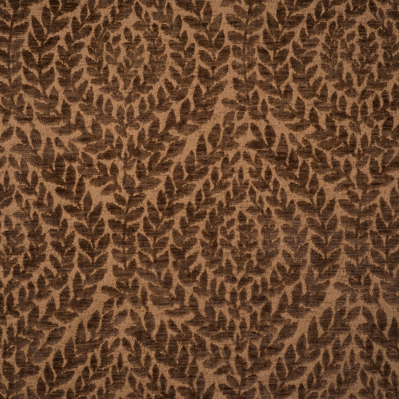 Dixie - Botanical Design Chenille Jacquard Upholstery Fabric - Top ...
