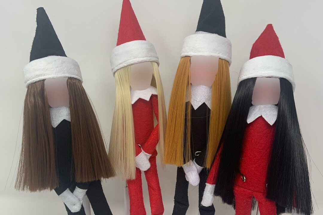 Elf Wig Doll Hair Extensions Photo Prop Etsy