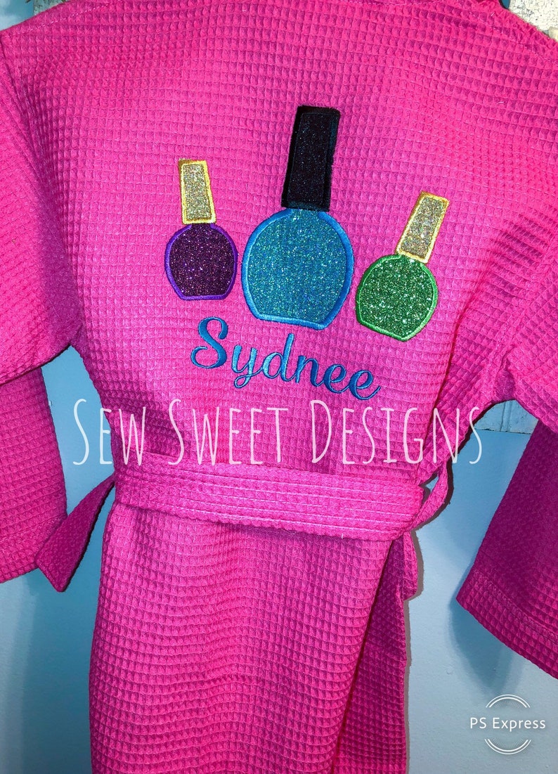 Spa Birthday Party Gift Personalized Spa Robe Spa Party Robes