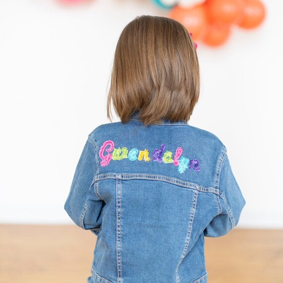 Personalized jean jackets store for toddlers
