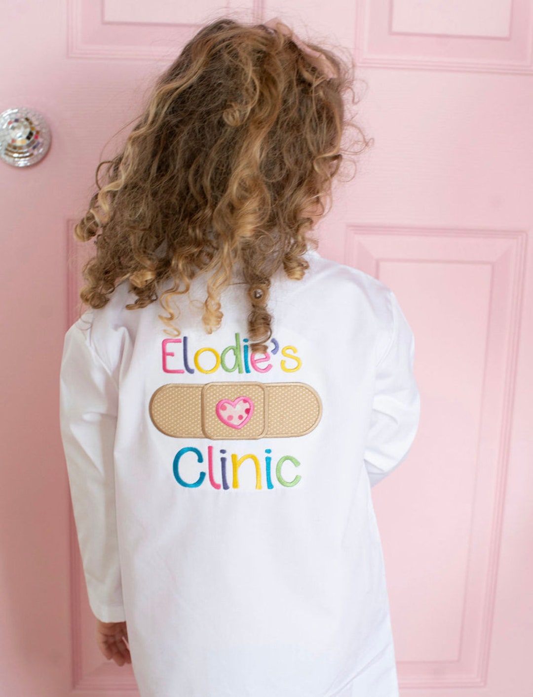 Personalized Kids Doctor Coat, Kids Doctor Clinic Lab Coat, Embroidered