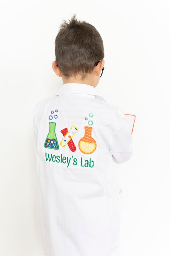 Embroidered Personalized Kids Lab Coat Kids Doctors Coat - Etsy