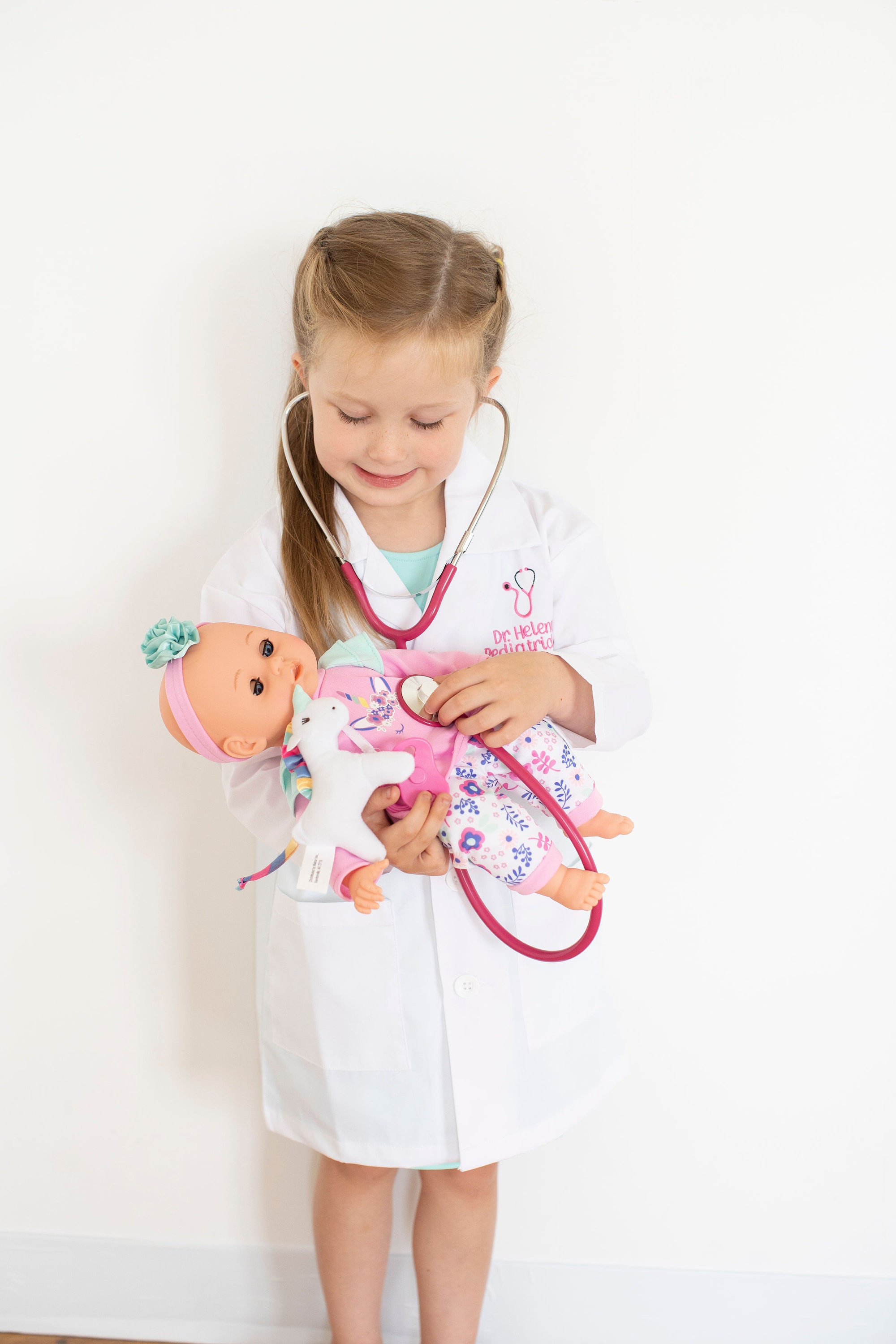 Embroidered Personalized Kids Lab Coat, Kids Doctors Coat, Embroidered