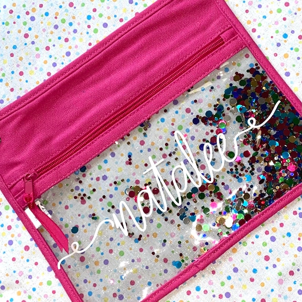 Personalized Pencil Binder Pouch Etsy