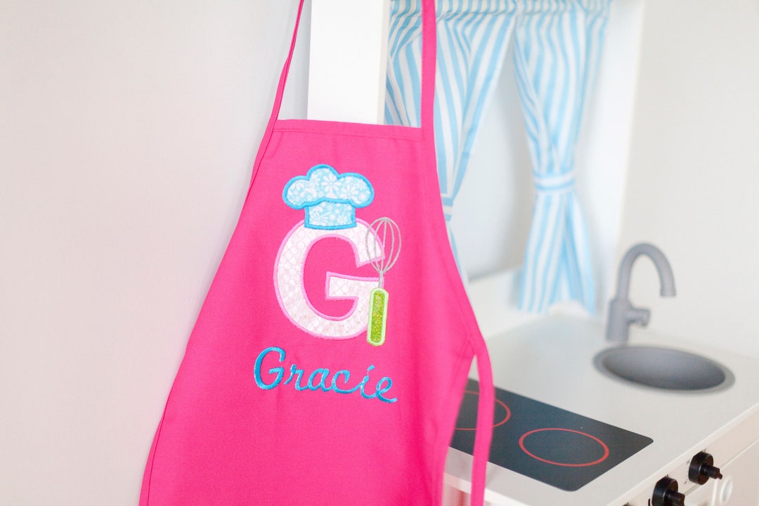Personalized Kids Apron, Chefs Apron Personalized Christmas Gift Tween