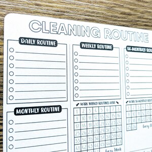 Sticker - CLEANING ROUTINE - A5 - Bullet Journal - Digital Design ...