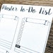 Digital Download MASTER TO-DO List A5 Bullet Journal - Etsy