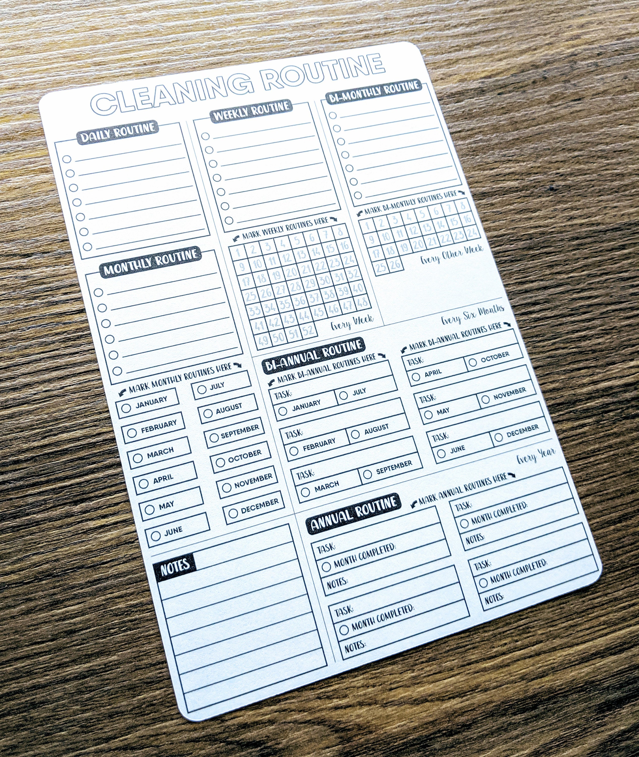 Digital Download - CLEANING ROUTINE - A5 - Bullet Journal - Etsy