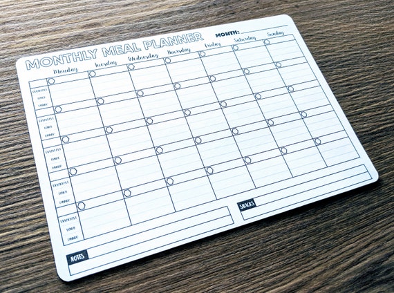 Sticker Monthly Meal Planner Monday Start Bullet Journal Digital Design Sticker Monthly Meal Planner Monday Start Bullet Journal Digital Design