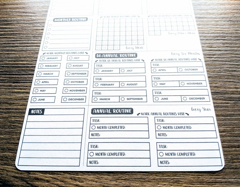 Digital Download  CLEANING ROUTINE  Bullet Journal  Digital image 8