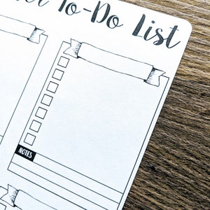 Digital Download - MASTER TO-DO List - A5 - Bullet Journal - Digital ...