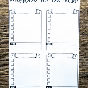 Digital Download - MASTER TO-DO List - A5 - Bullet Journal - Digital ...
