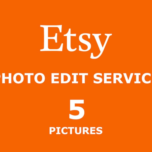 Etsy Listing Photo Fix, Product Photography Retouch Service, Picture Editing Help, Image Background Removal Service for 5 Images.