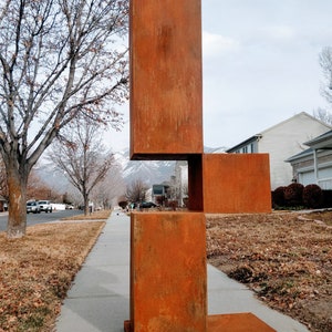 Instability: Geometric Metal Sculpture