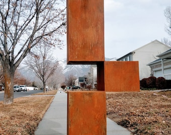 Instability: Geometric Metal Sculpture