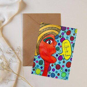 Vous illuminez les pièces - carte imprimable 5 x 7, téléchargement numérique instantané, carte de compliment audacieuse et joyeuse