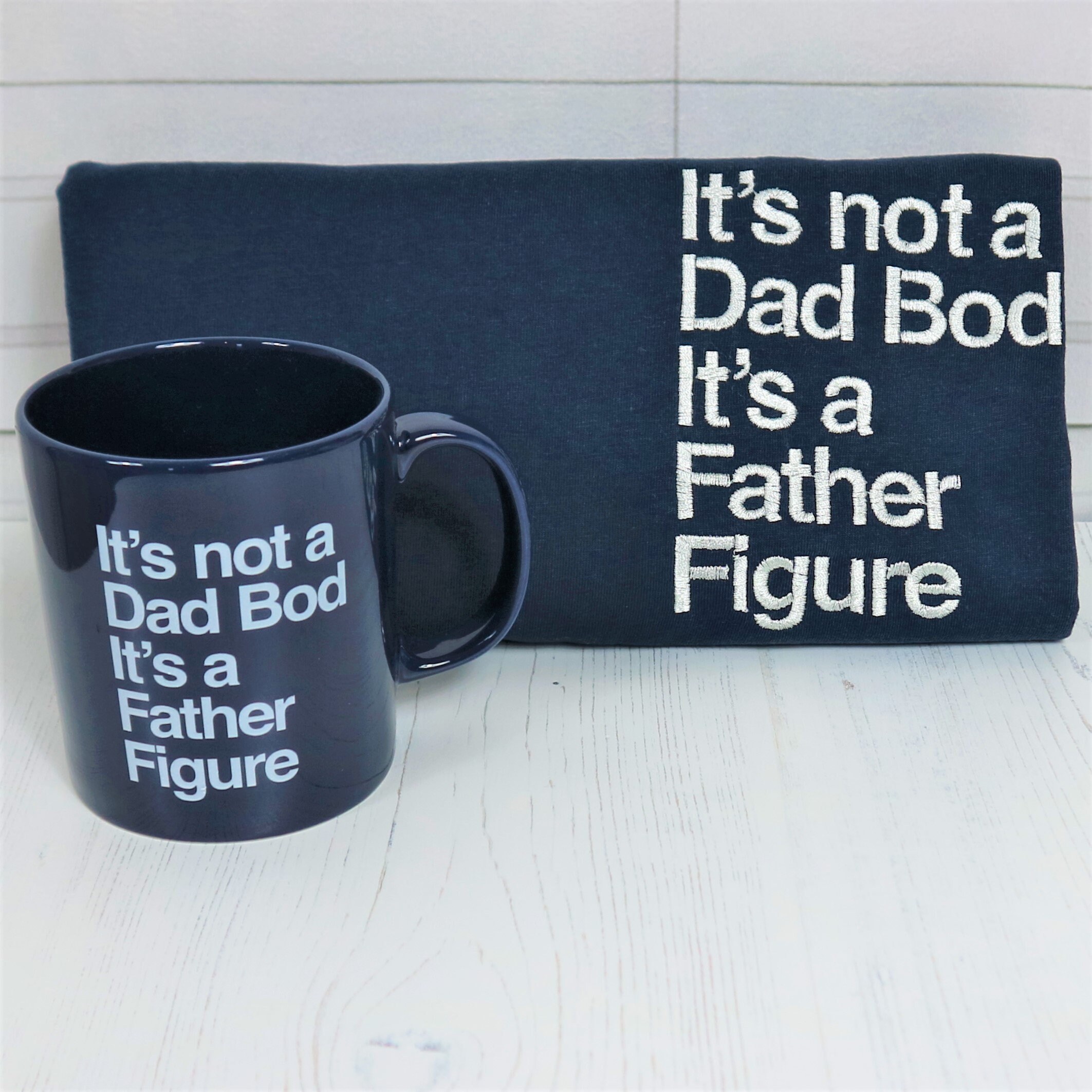 Image of Dad Bod Gift, Father Figure, T-Shirt, Mug, Gift Set