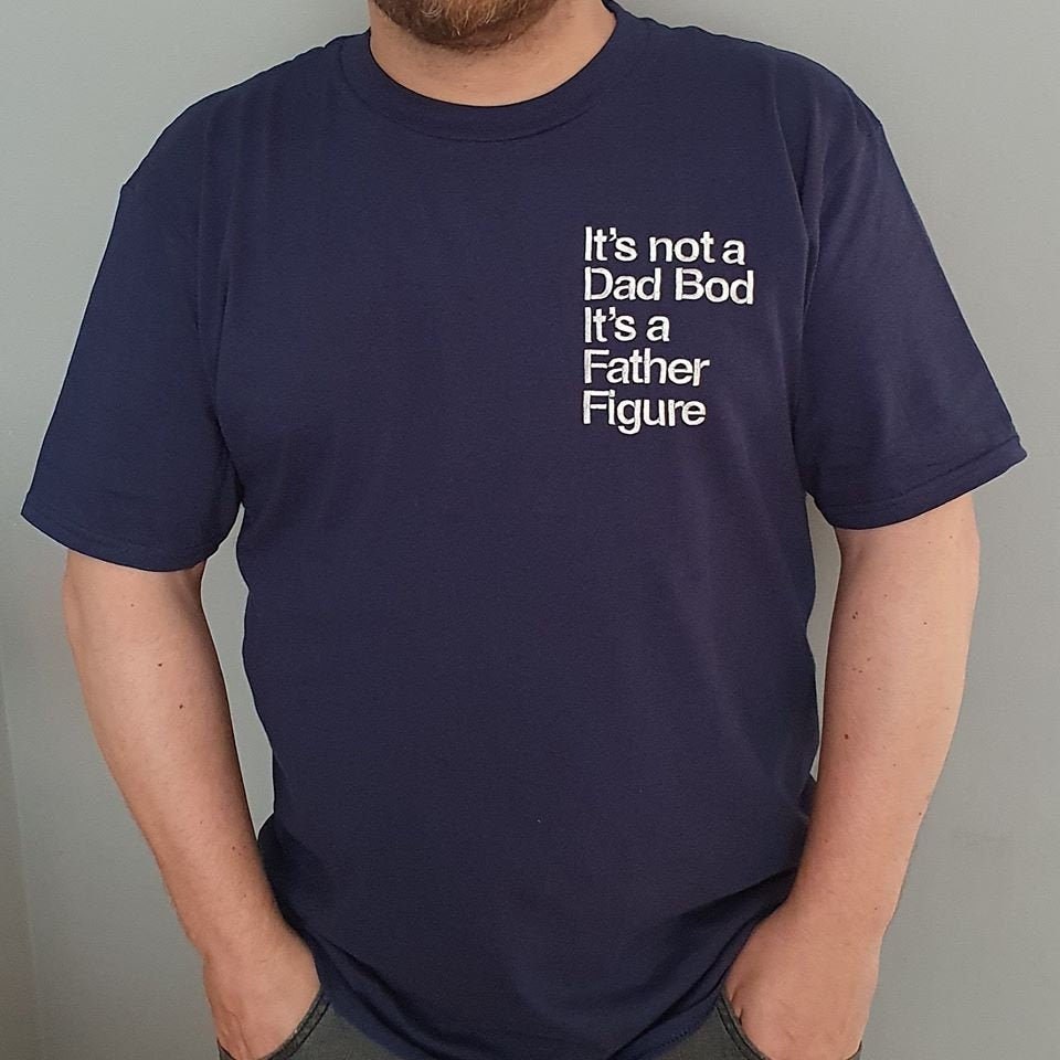 Image of Dad Bod, Father Figure, Mens T-Shirt, Gifts For