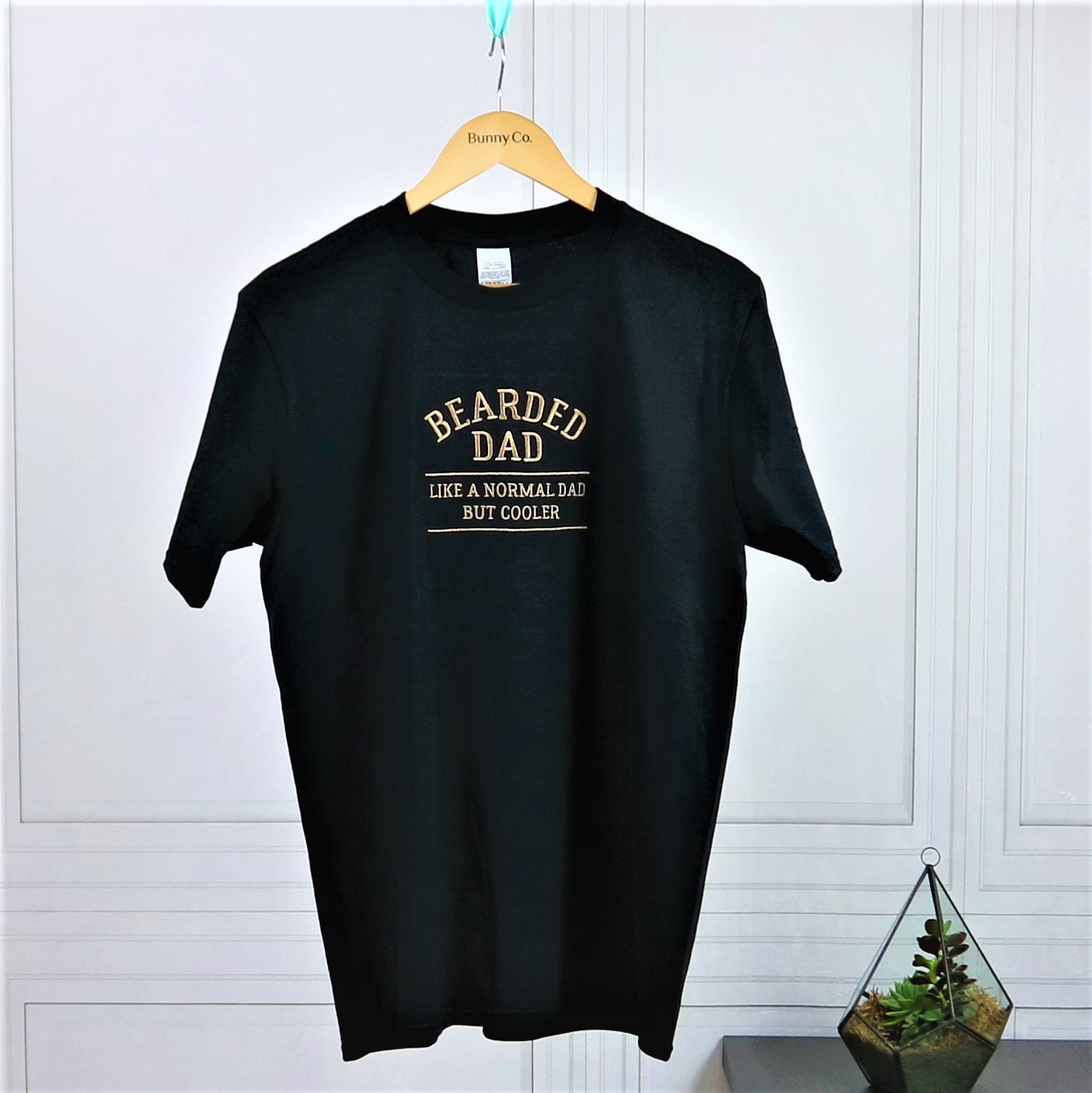 Image of Bearded Dad Top, Funny T-Shirt, Slogan Gift For