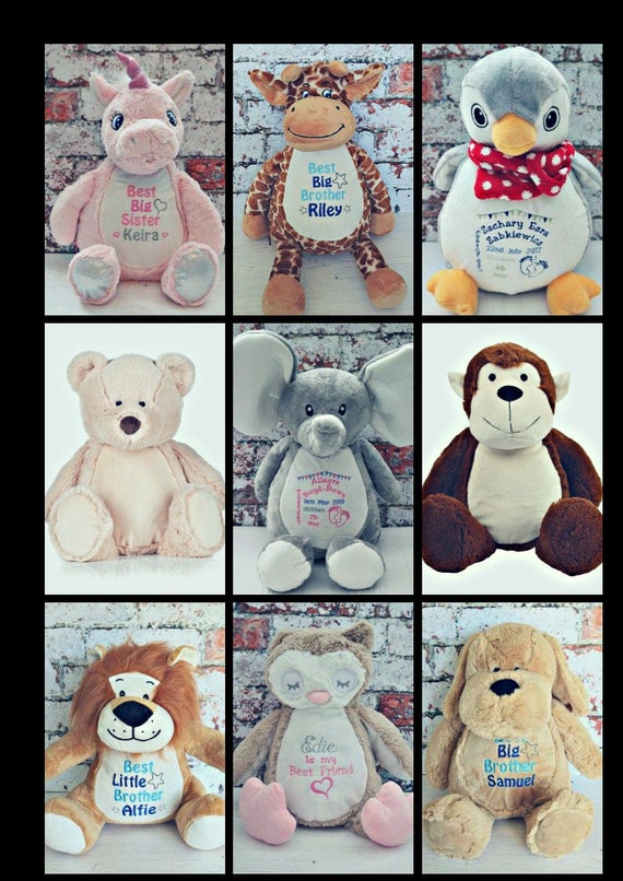 personalised big brother teddy