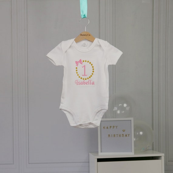1st birthday vest girl