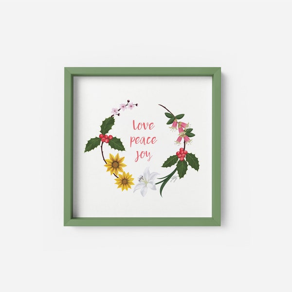 Peace Joy Love Etsy