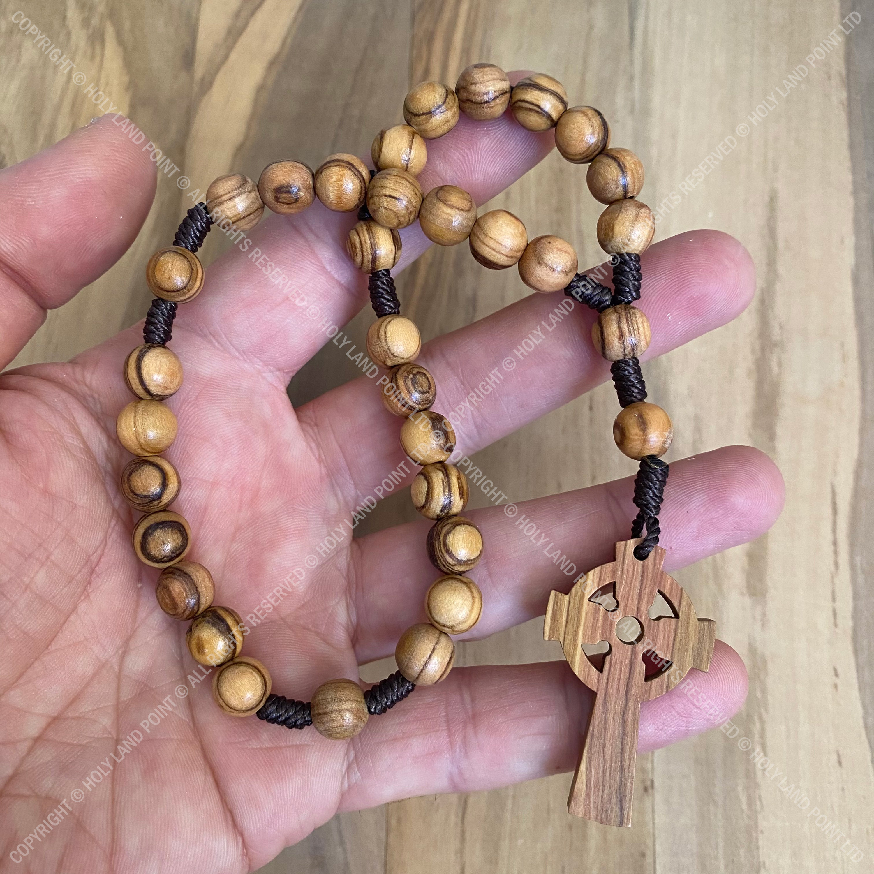 Buy Anglican Rosary Prayer Beads 33 Beads Rosary Olive Wood