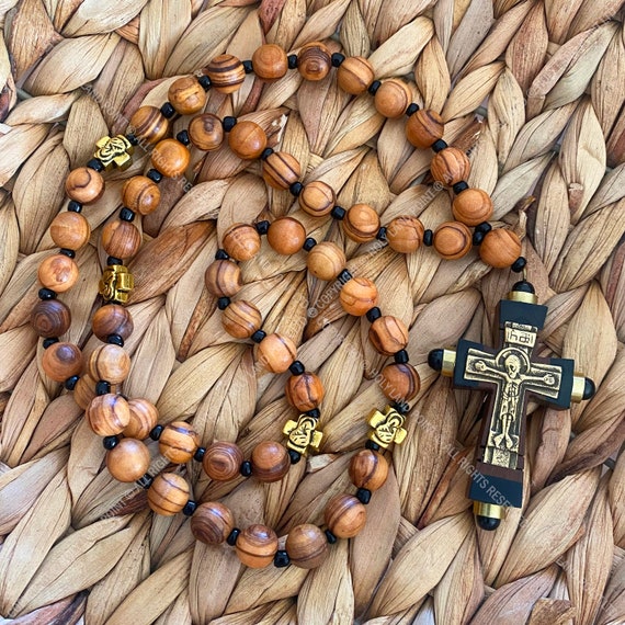 Olive Wood Prayer Beads Orthodox Rosary Prayer Beads Rosary Etsy