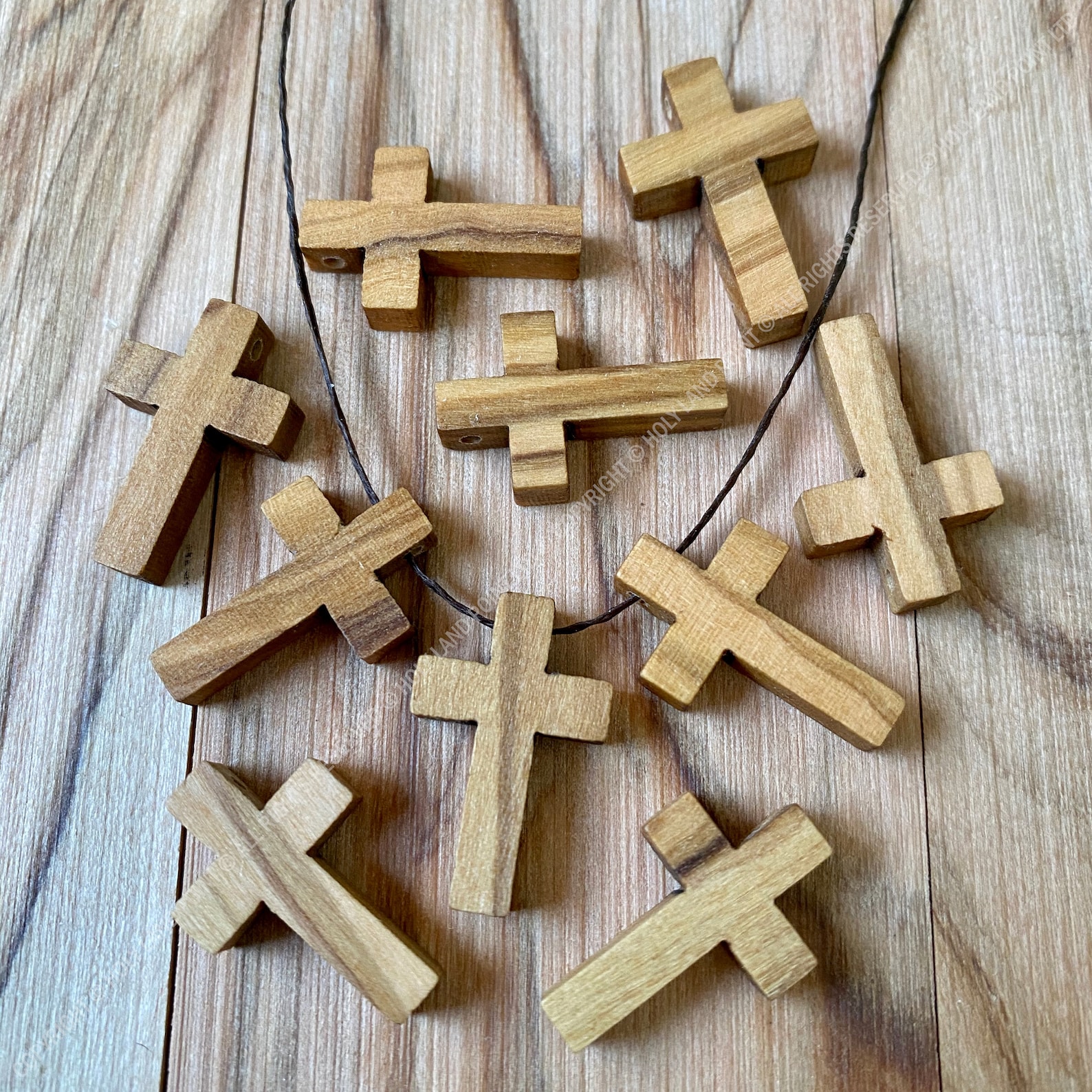 Small Olive Wood Crosses Holy Land Crosses 20 Crosses of 2.1 Etsy