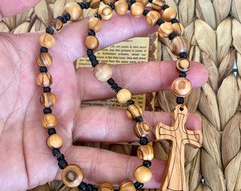 Prayer beads rosary, Anglican prayer beads, Olive wood rosary, Holy Land rosary, Anglican rosary