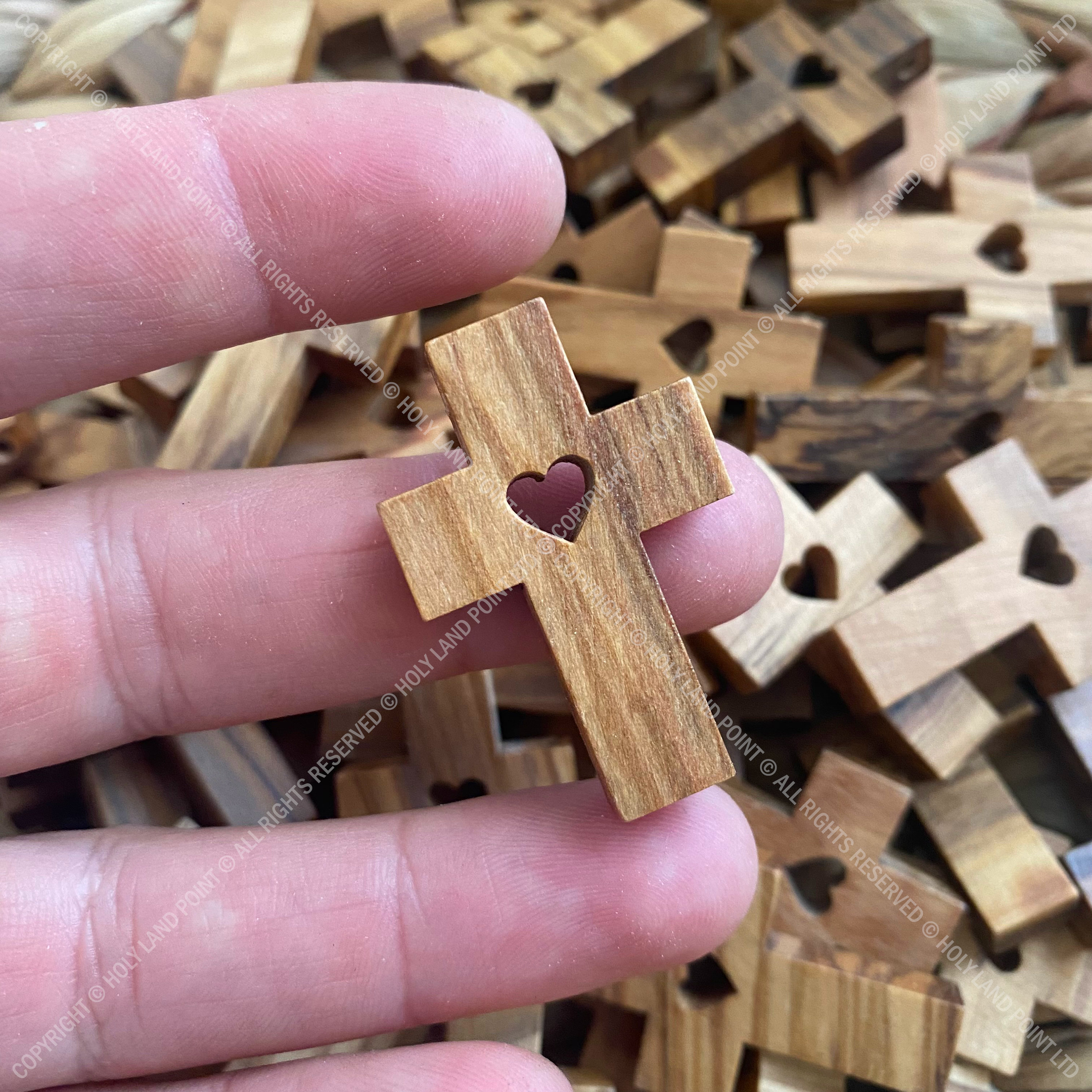 Carved Wooden Cross Auspiciouscarved Wooden Cross Intertwined Hearts