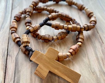 Anglican rosary, Anglican prayer beads, Olive wood rosary, Holy Land prayer beads, Prayer beads rosary