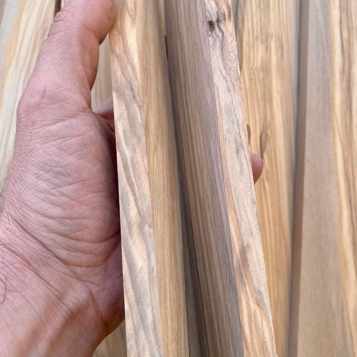 Olive Wood Planks Dry Olive Wood Blanks Exotic Wood Etsy